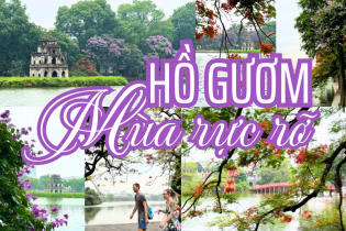 [Ảnh] Hồ Gươm mùa rực rỡ